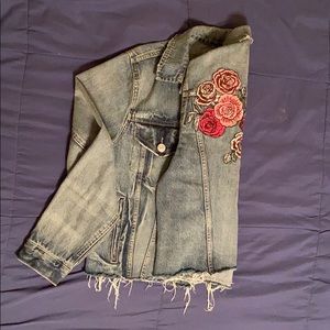 Floral Denim Jacket